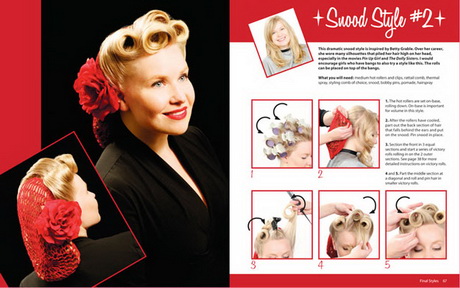 Pin up style haare