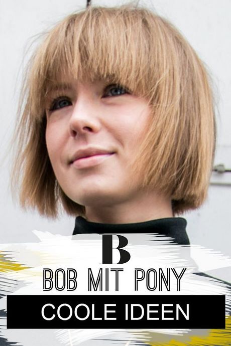 Bob gerade geschnitten mit pony